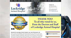 Desktop Screenshot of lockridgeanimalhospital.com